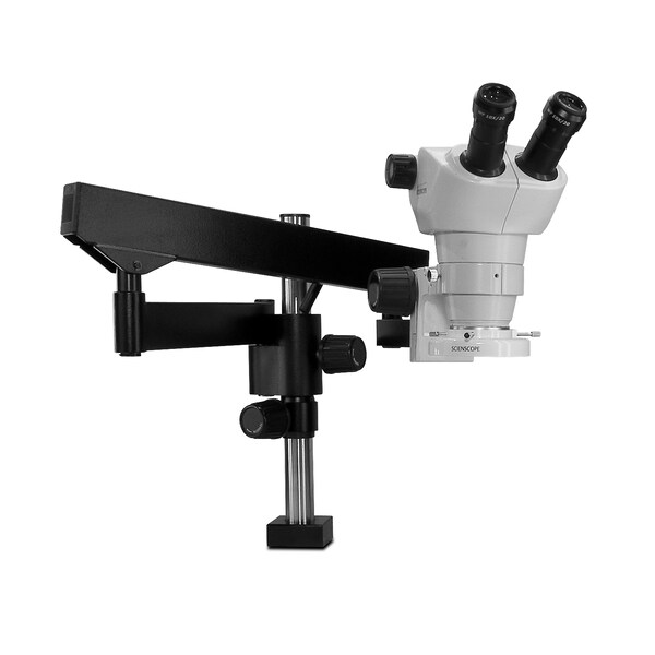 NZ Stereo Zoom Microscope With Compact LED On Hd Articulating Arm